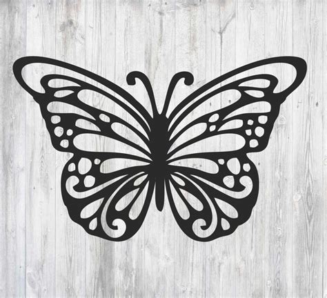 laser cut butterfly template